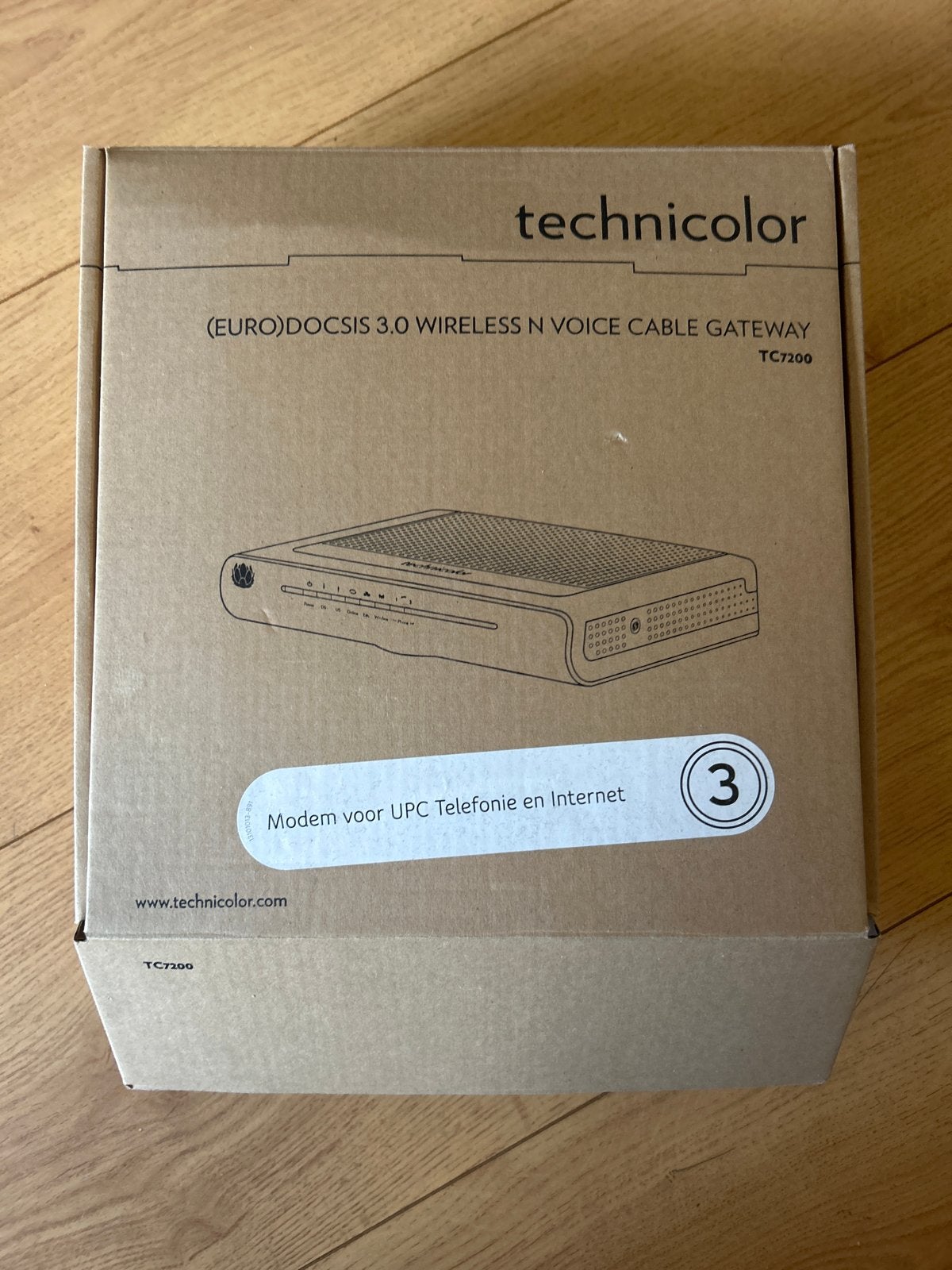 Technicolor TC7200 (Euro)DOCSIS 3.0 Wireless N Voice Cable G, Ophalen of Verzenden, Nieuw, Router met modem