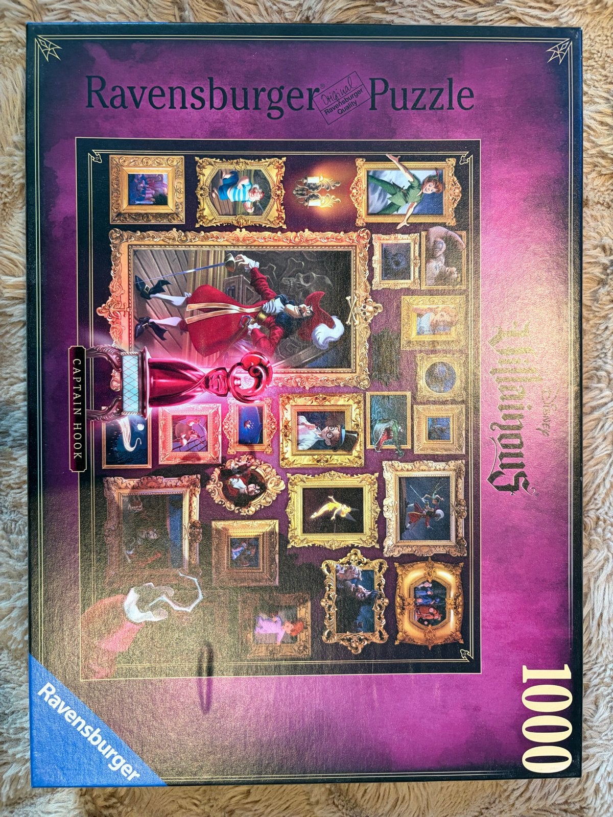 Ravensburger Disney Villains Kapitein Haak Puzzel 1000 stukj, Ophalen of Verzenden, Meer dan 50 stukjes, Zo goed als nieuw, 6 jaar of ouder