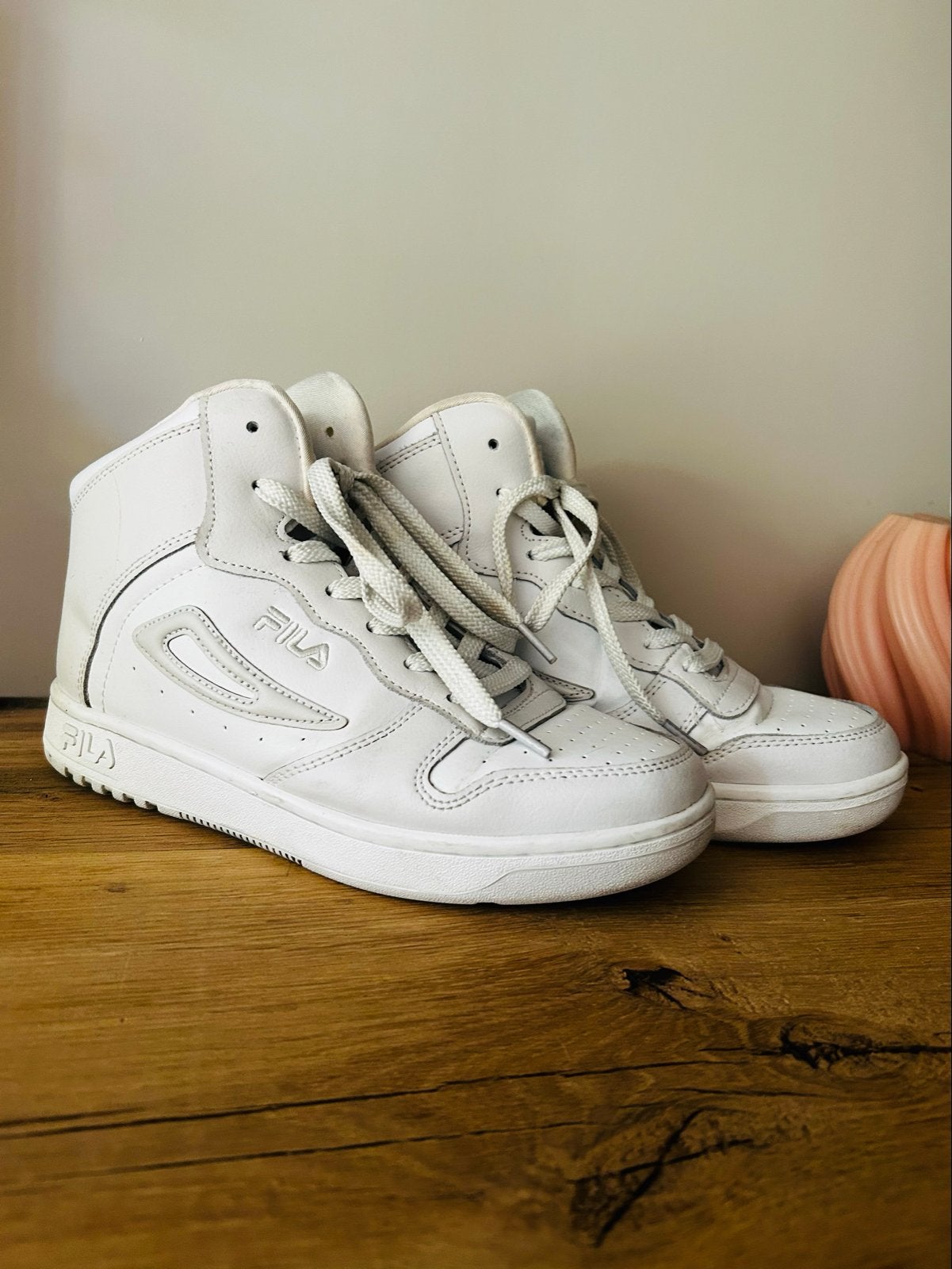 Fila hoge sneakers, maat 37,5, Kleding | Dames, Wit, Ophalen of Verzenden, Sneakers of Gympen, Zo goed als nieuw