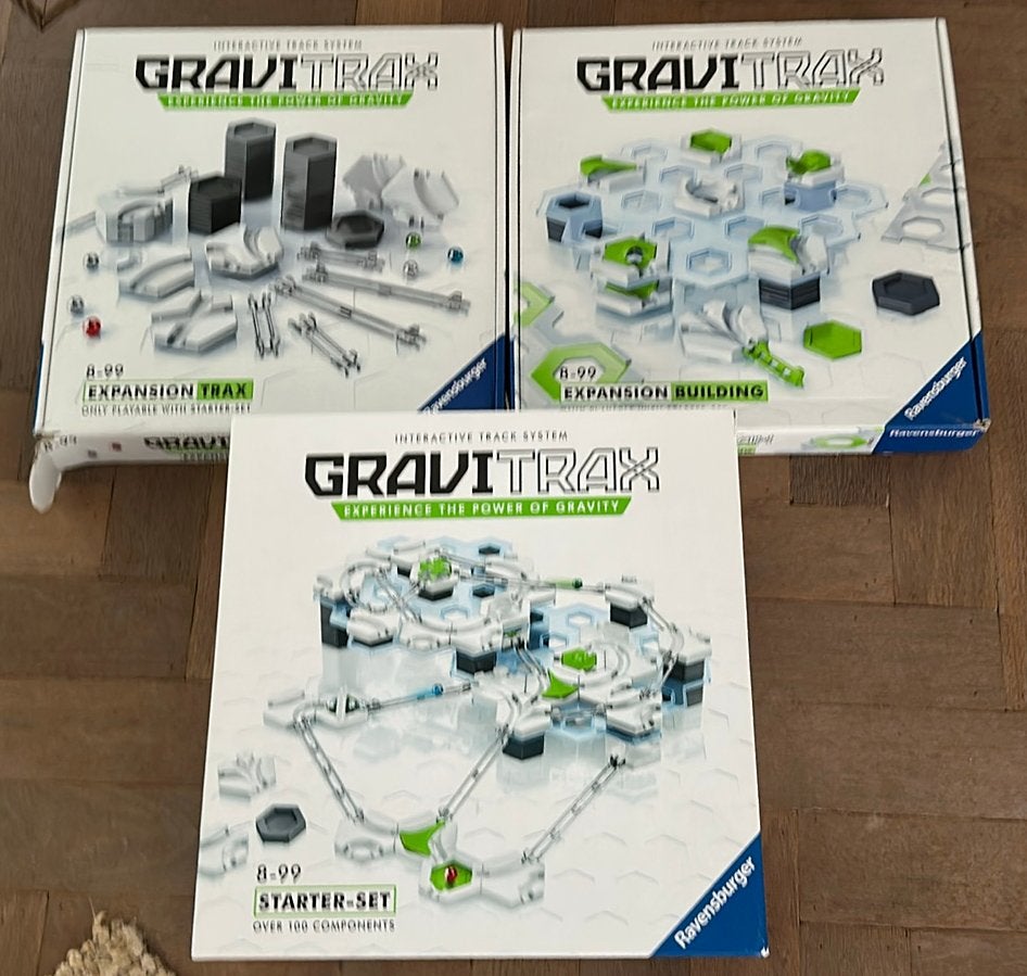 Gravitrax: starter set + 2 bijsets., Ophalen of Verzenden, Zo goed als nieuw