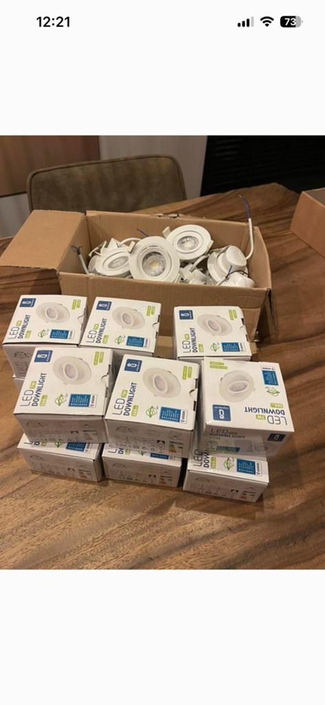 Nieuwe led spots!, Ophalen, Nieuw, Metaal of Aluminium, Led