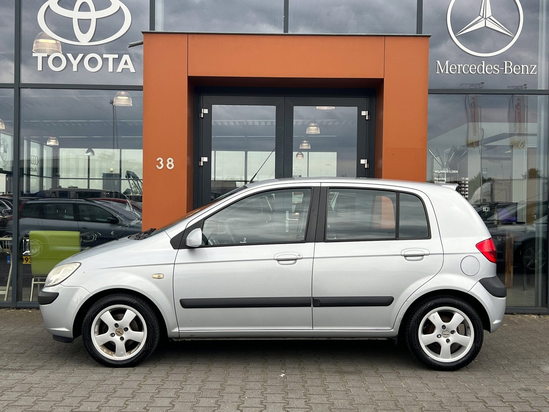 Hyundai Getz 1.4i Airco|Isofix|Bluetooth|Trekhaak|apk10-2027, Voorwielaandrijving, 450 kg, 4 cilinders, Origineel Nederlands