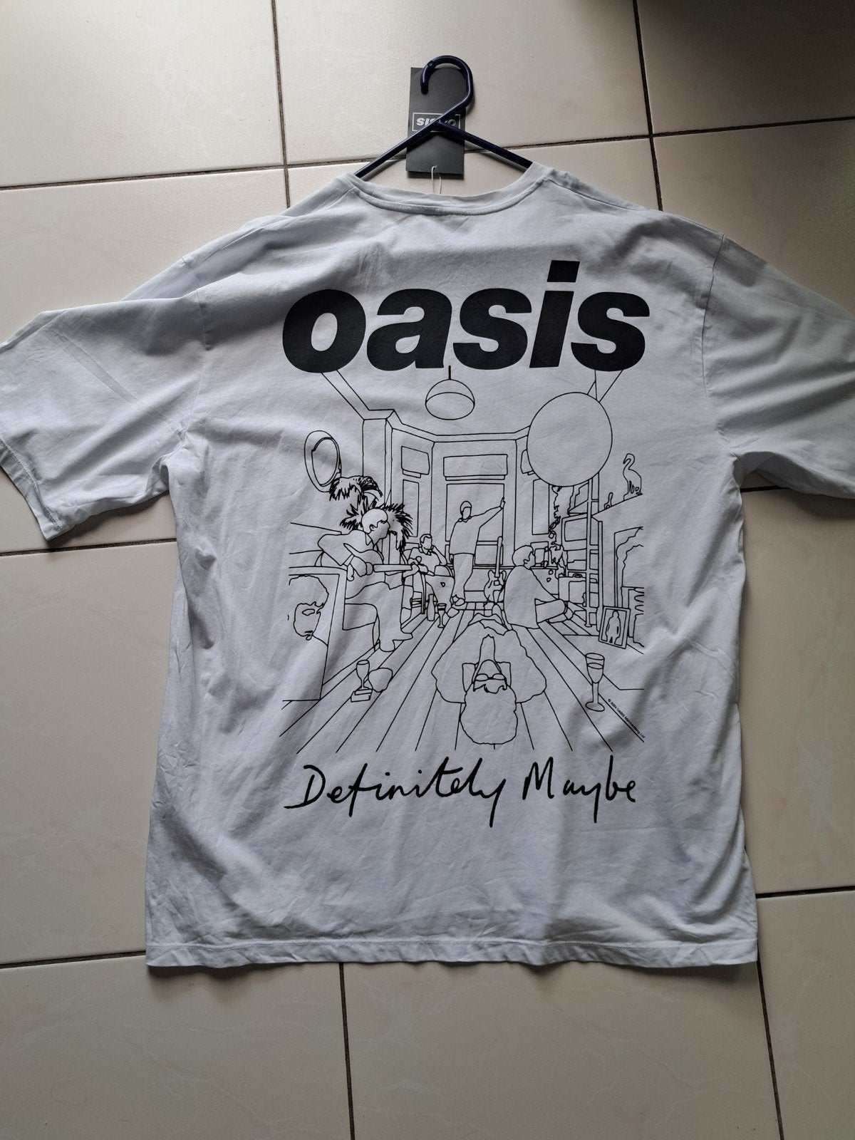 Oasis Definitely Maybe T-shirt - Nieuw xxl, Wit, Nieuw, Overige maten, Ophalen of Verzenden