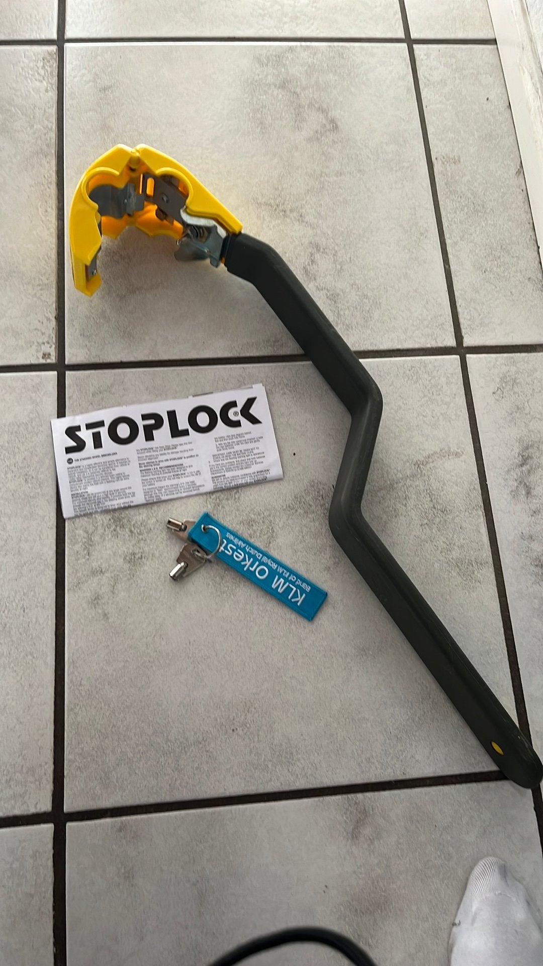 Stuurslot Stoplock, Ophalen of Verzenden, Zo goed als nieuw