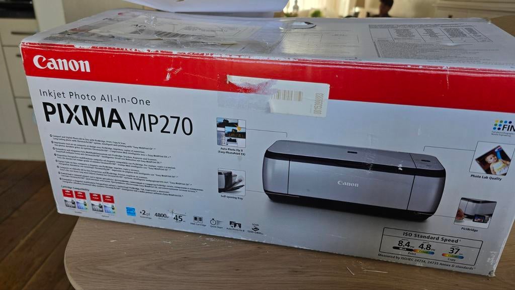 Canon Pixma MP270 Inkjet All-in-One Printer, Computers en Software, Printers, Nieuw, All-in-one, Inkjetprinter, Kleur printen