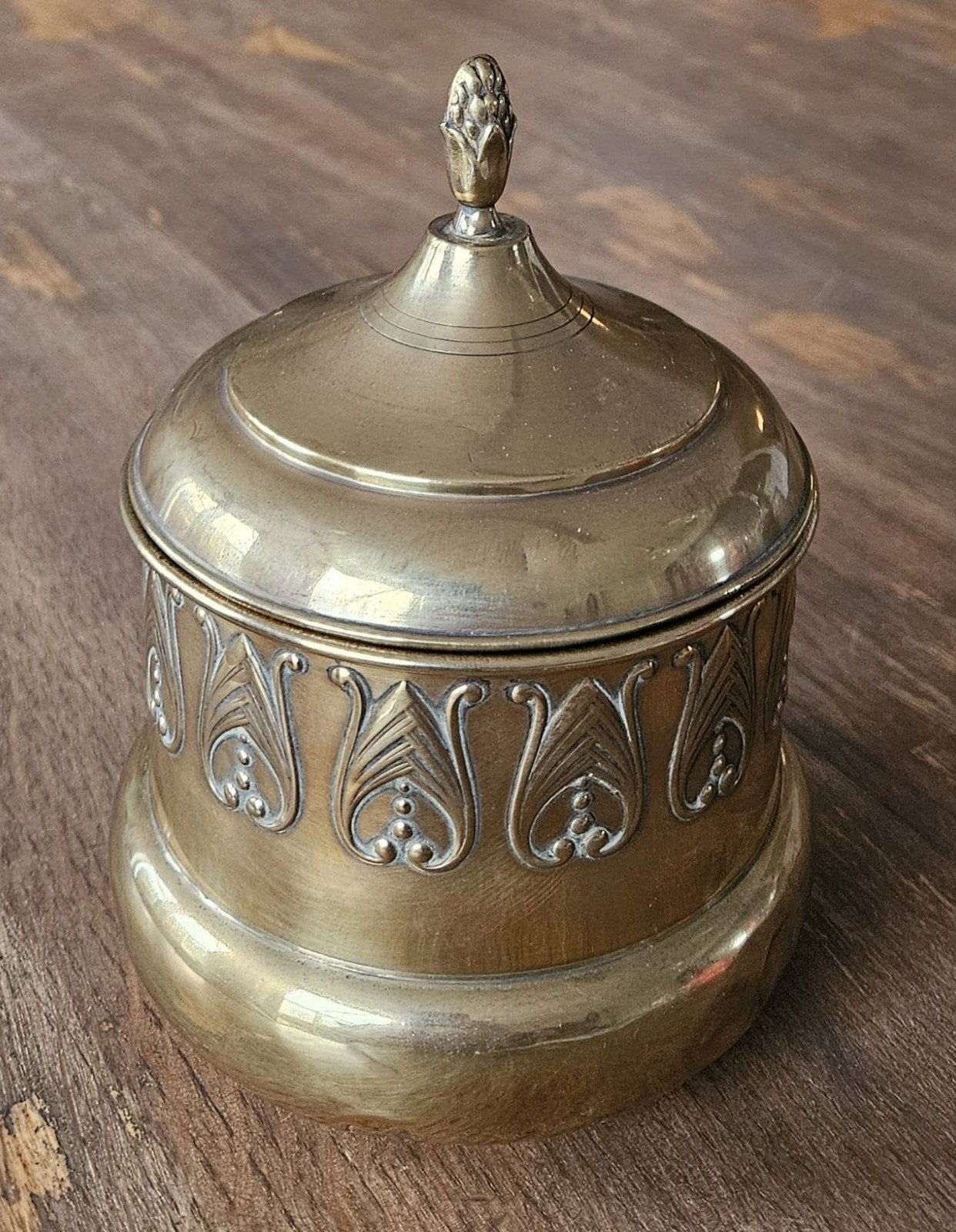 Antieke koperen/messing tabakspot, Ophalen of Verzenden