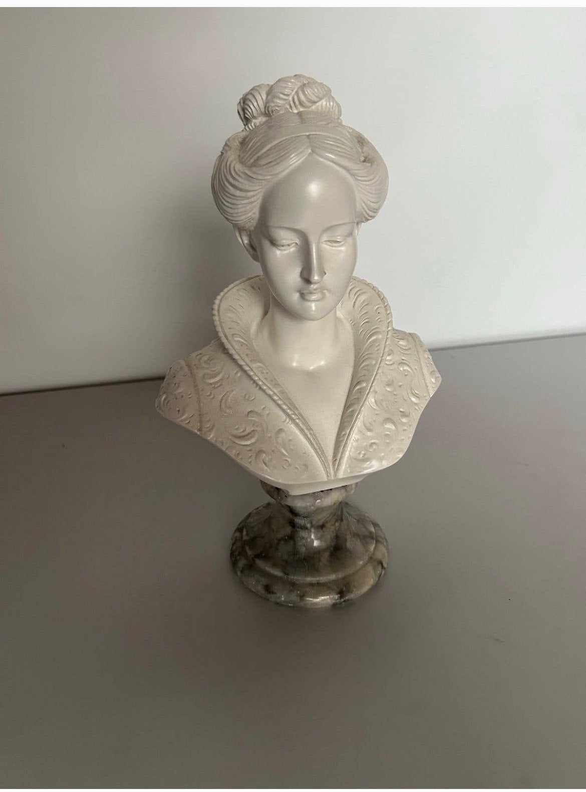 Prachtige Vintage italiaanse Buste., Gips, Buste, Ophalen of Verzenden, 20 - 50 cm