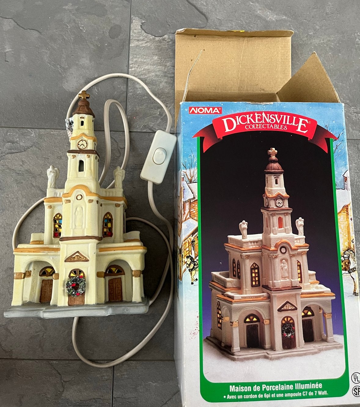Dickensville Collectables Kerk van NOMA kerst, Ophalen, Meerkleurig, Steen/keramiek, Klassiek