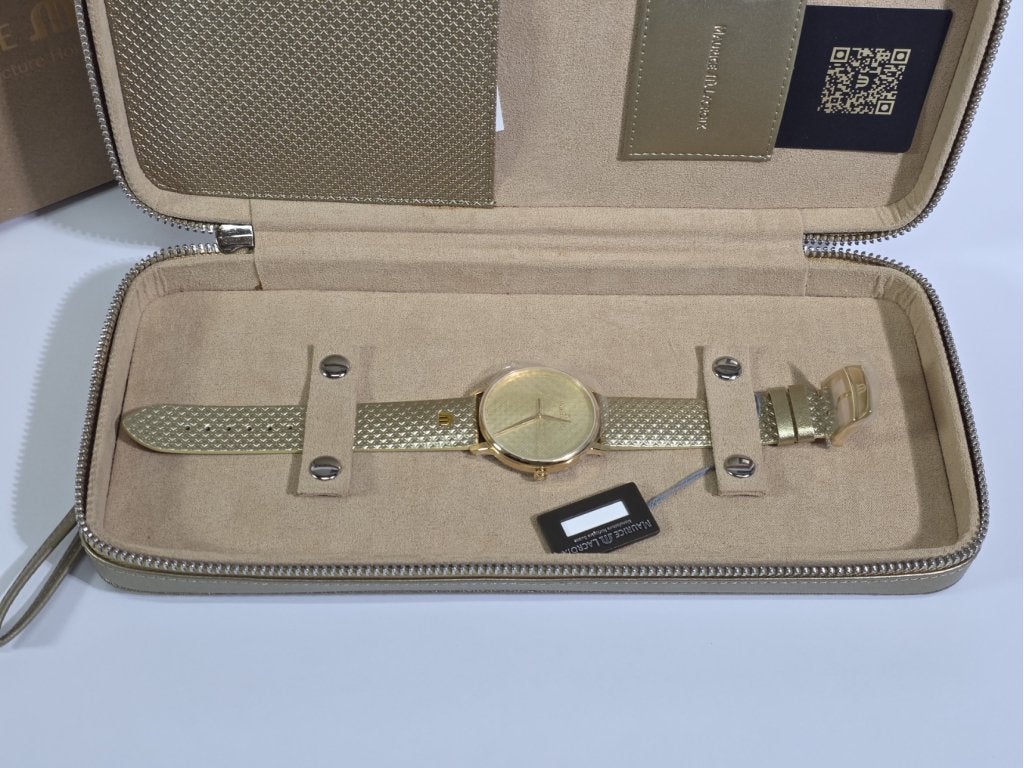 Maurice Lacroix Eliros - Sunshine - Special Edition - 40mm, Leer, Staal, Polshorloge, Niet ingevuld