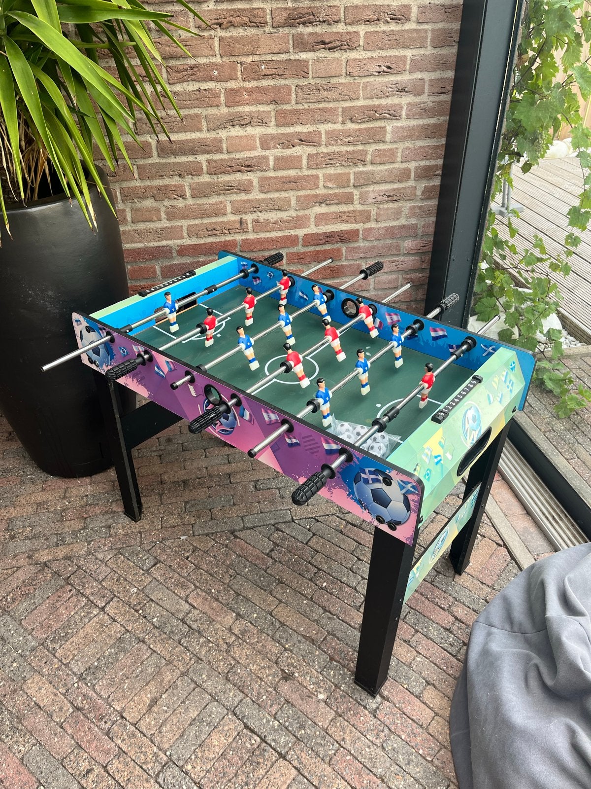 Voetbaltafel voor kinderen - 90x70cm met nieuwe ballen, Ophalen, Gebruikt