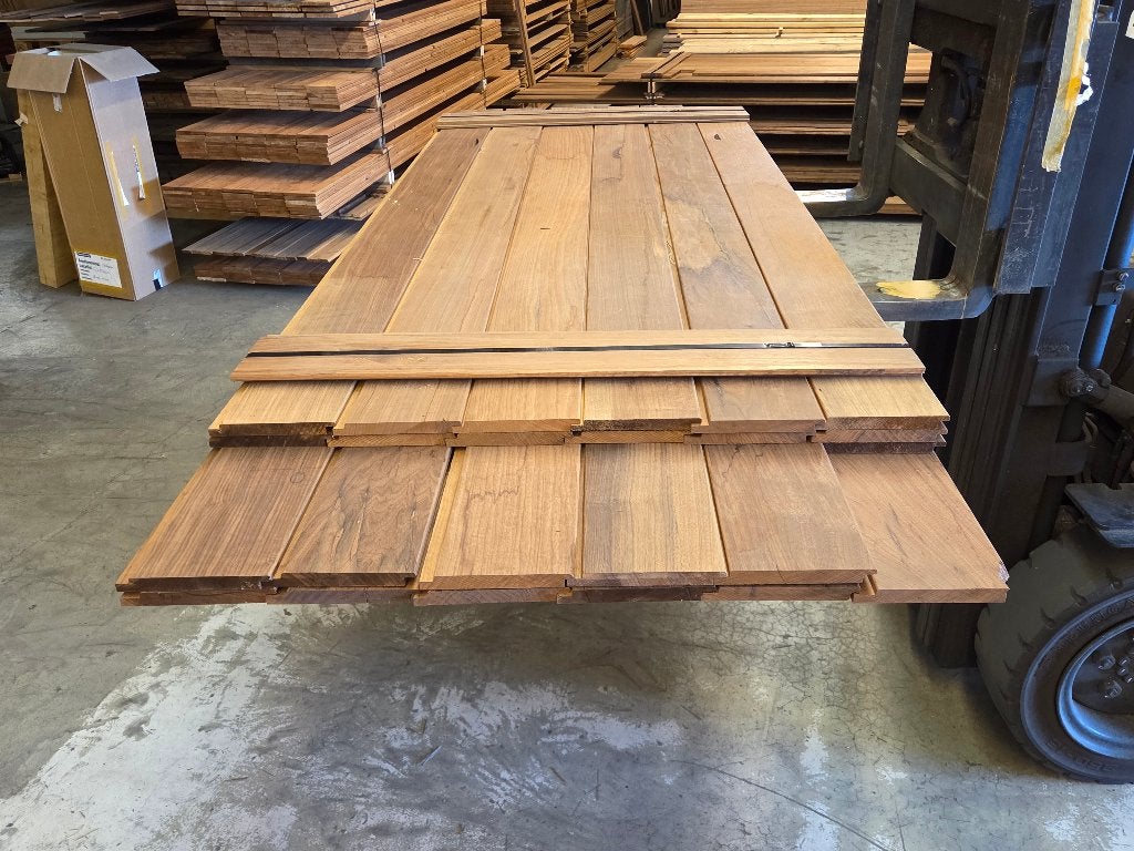 10.9 m2 Halfhoutse velling delen - hardhout - nr: HP138, Ophalen, Planken, Nieuw, Hardhout