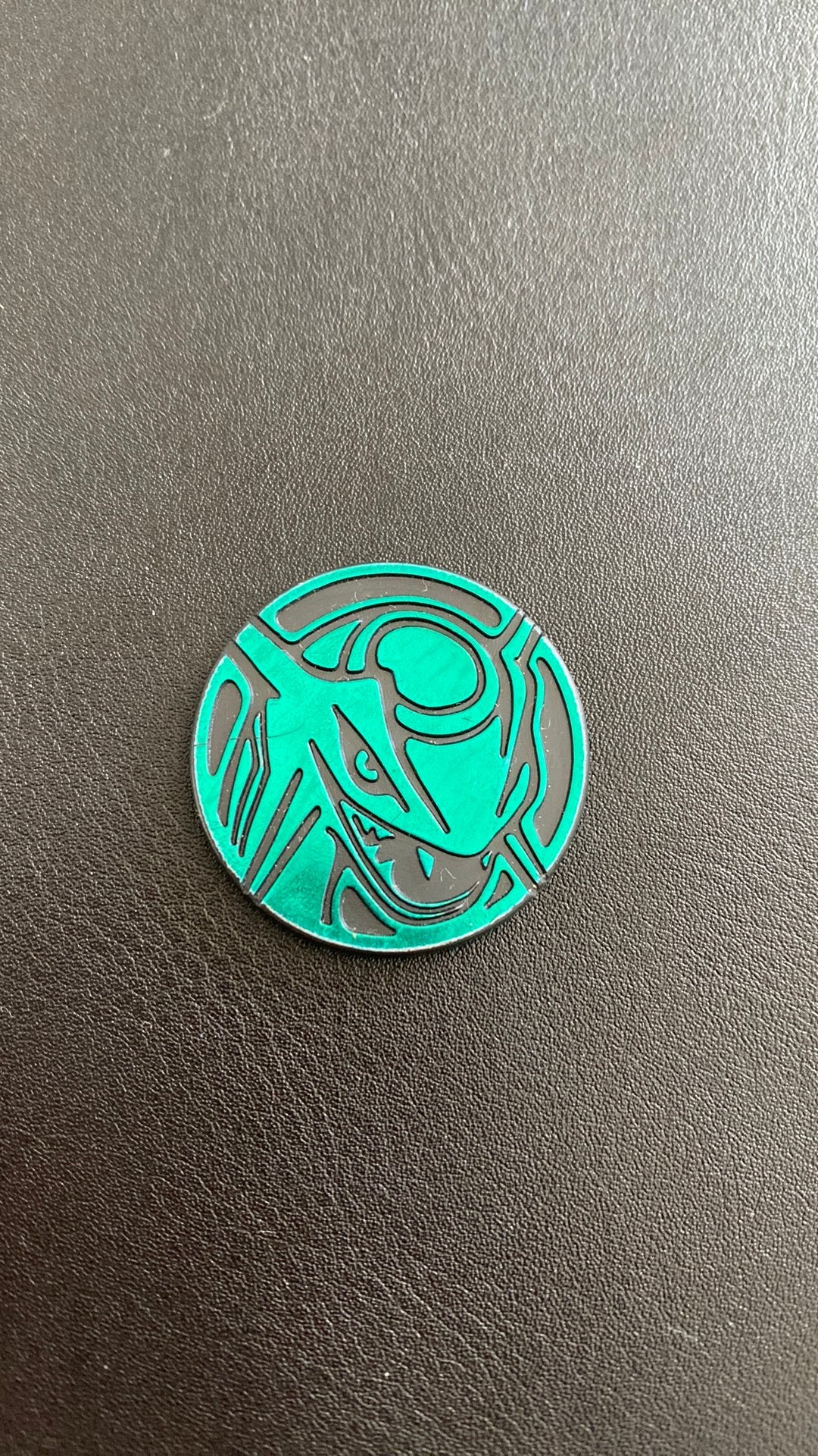 Pokemon munt rayquaza groen coin, Ophalen of Verzenden, Gebruikt, Overige typen