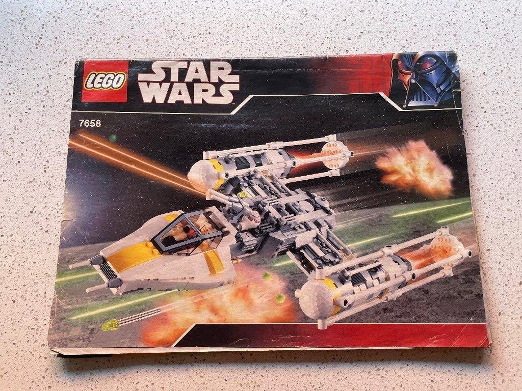 Lego bouwboek star wars 7658 Y-wing fighter, Kinderen en Baby's, Gebruikt, Star Wars, Lego, Overige typen