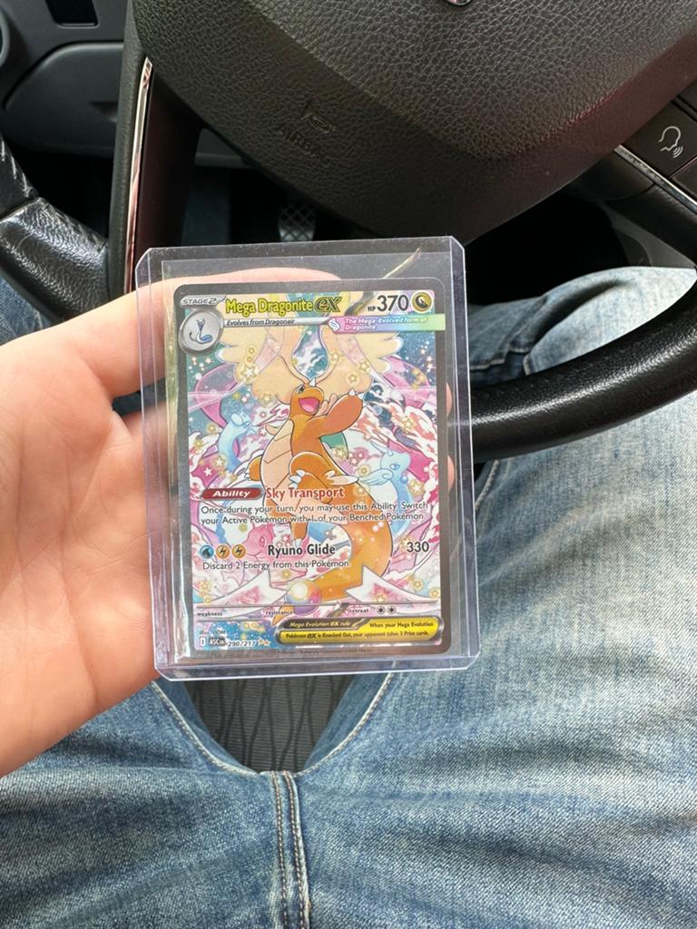 Mega Dragonite SIR 290 217 Ascended Heroes, Ophalen of Verzenden, Zo goed als nieuw