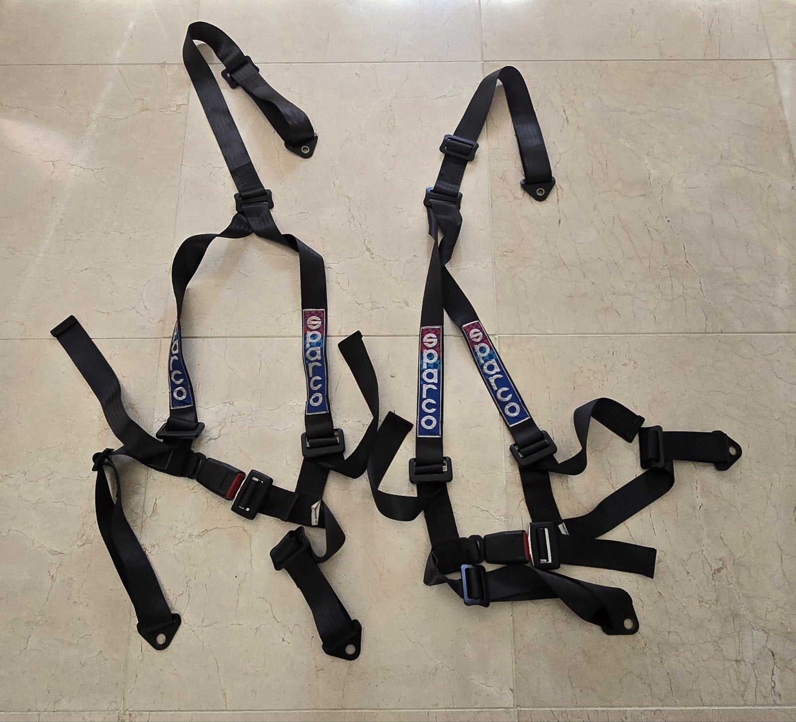 Sparco 3 punts gordels race rallye schroth omp qsp ltec, Ophalen of Verzenden, Zo goed als nieuw