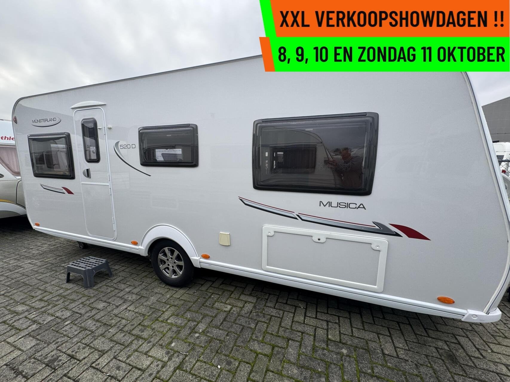 LMC MUNSTERLAND MUSICA 520 D, FRANSBED, MOVER, VOORTENT, Caravans en Kamperen, Rondzit, 7 tot 8 meter, Bedrijf, LMC en Münsterland