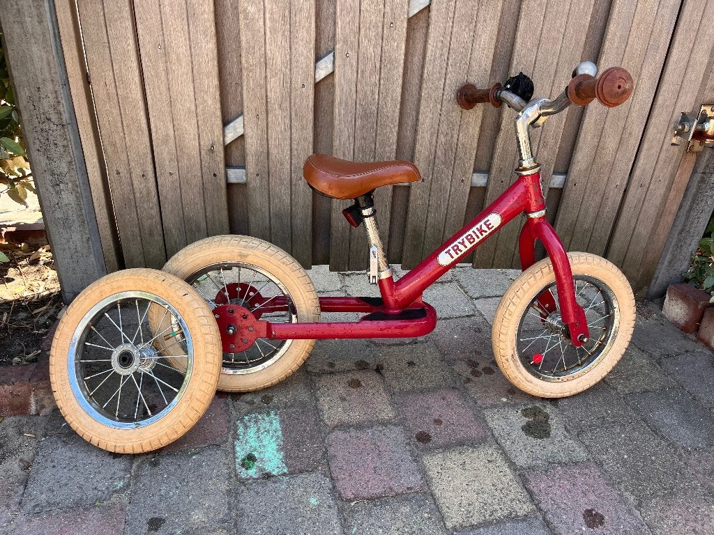 Trybike, Ophalen, Gebruikt, Trybike, Verstelbare zitting