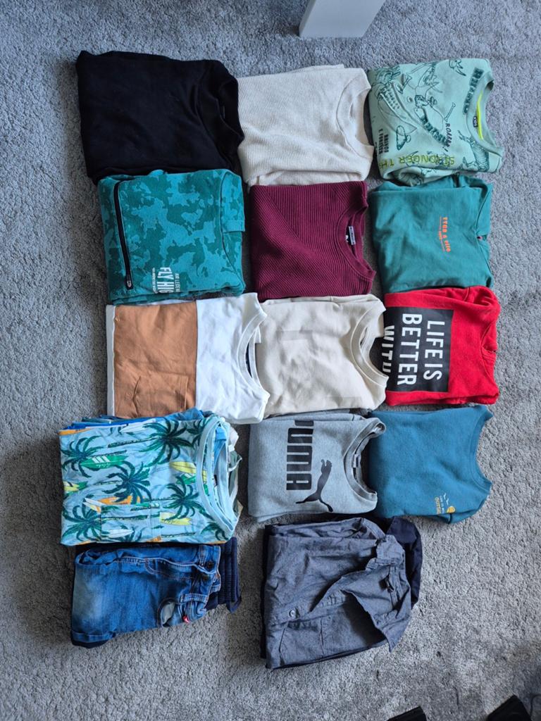Jongens kledingpakket 134/140, Kinderen en Baby's, Kinderkleding | Maat 140, Ophalen, Zo goed als nieuw