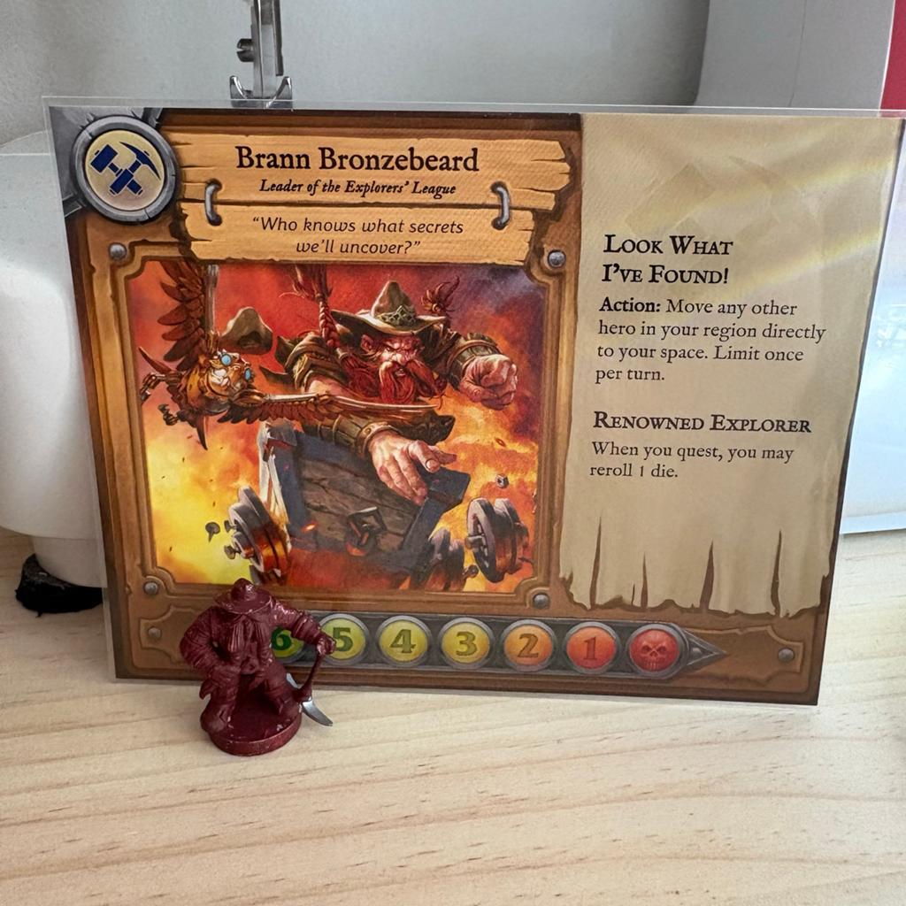 Brann Bronzebeard promo hero - world of warcraft, Ophalen, Zo goed als nieuw, Overige formaten
