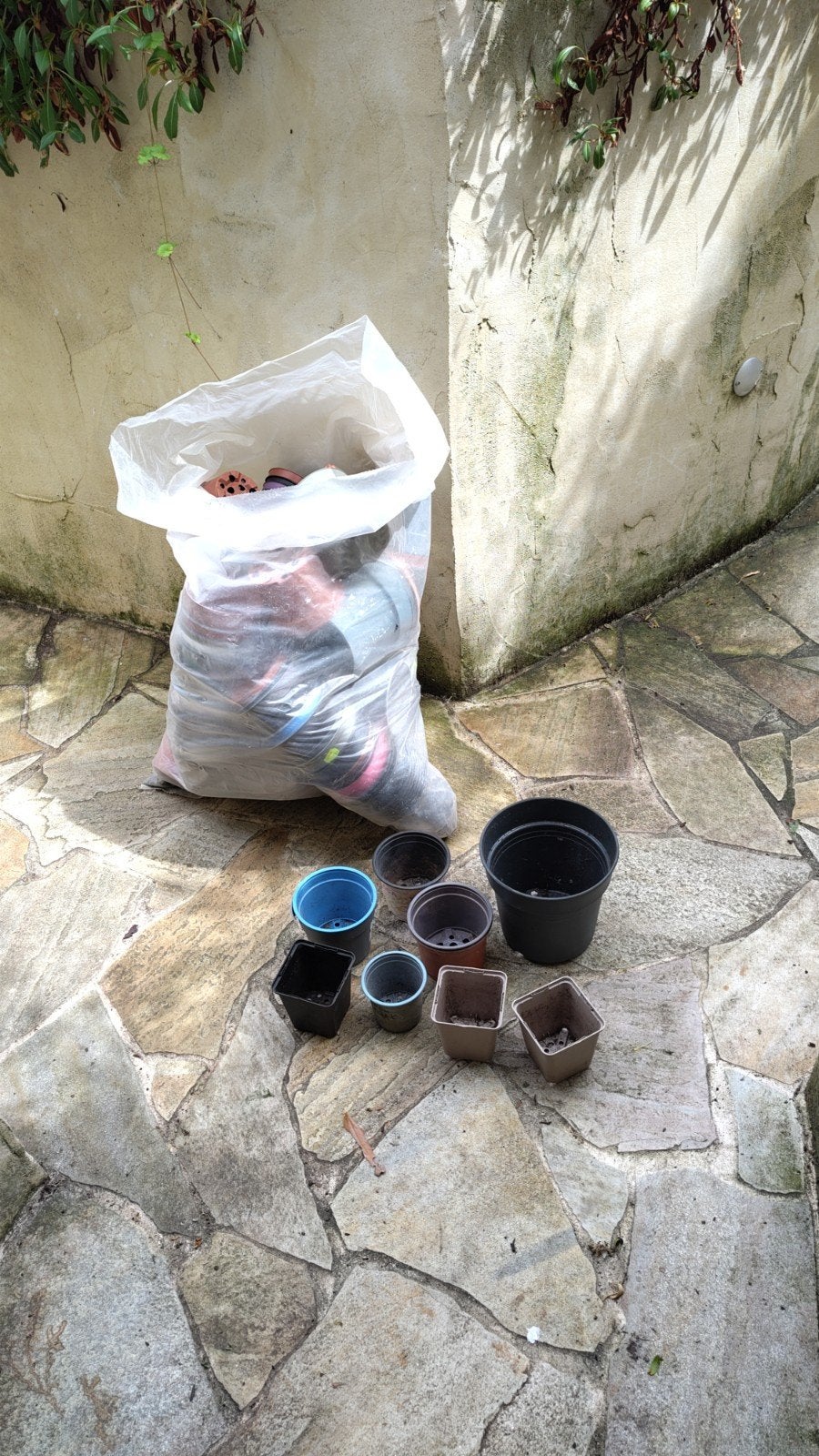Gratis plastic plantenpotjes, Tuin en Terras, Ophalen, Tuinaarde