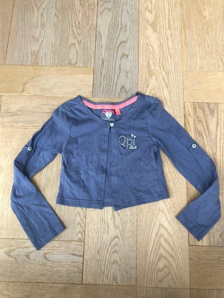 ZGAN Leuke bolero/vestje van Quapi 110/116 oprolbare mouwen, Kinderen en Baby's, Kinderkleding | Maat 110, Meisje, Trui of Vest