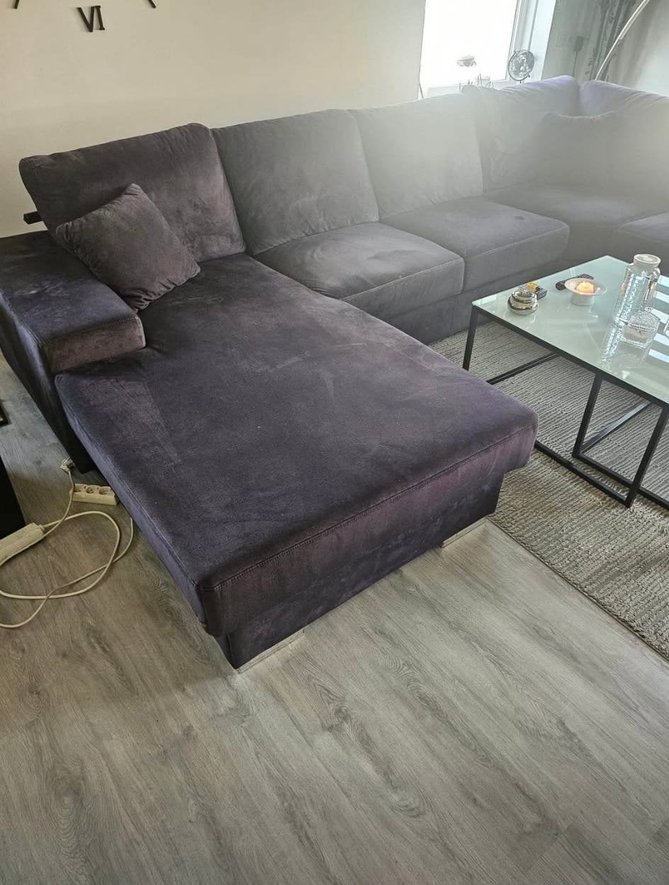 Ruime U-bankstel - Comfortabel en stevig, Ophalen, Gebruikt, Hoekbank, Stof