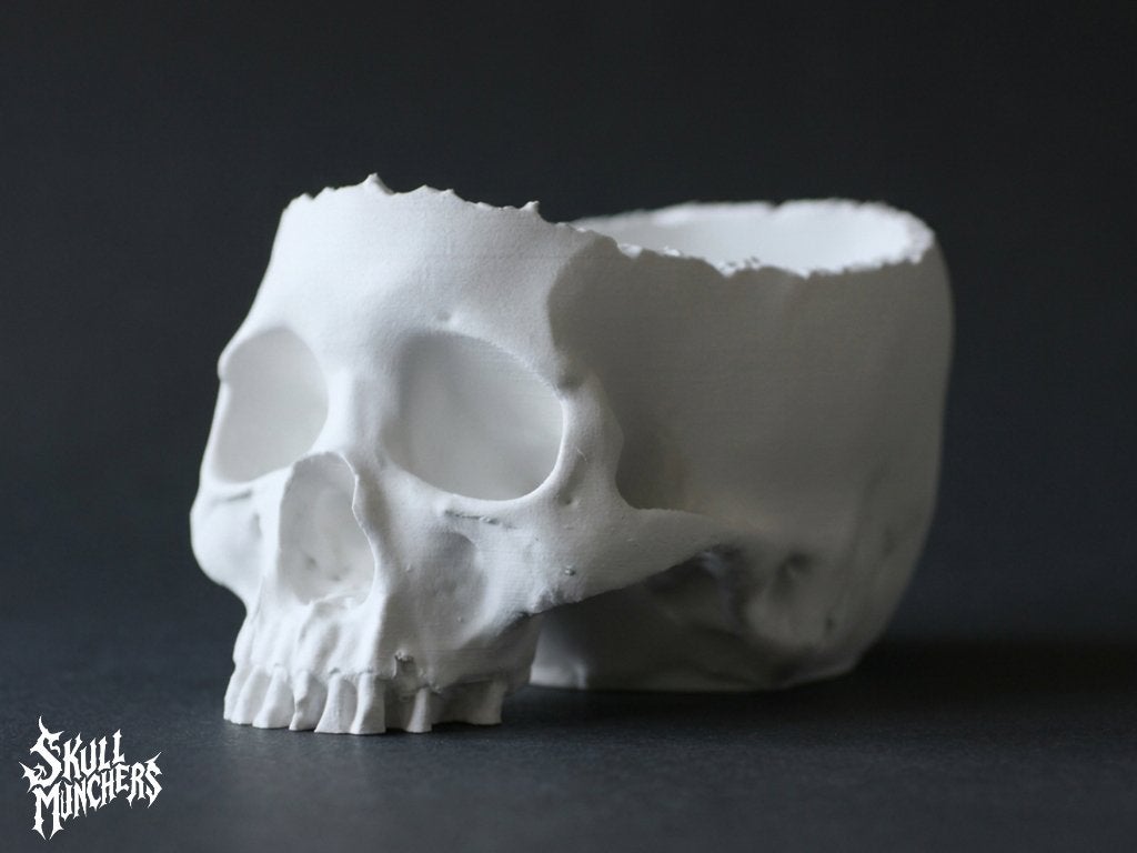 Schedel schaal/Skull bowl | Nieuw | Decoratie/Halloween/etc., Kunststof, Overige typen, Rond, Nieuw