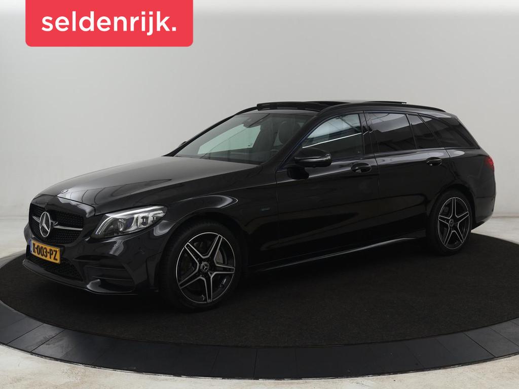 Mercedes-Benz C-klasse 300e AMG Limited | SOH 91% | Panorama, Auto's, Mercedes-Benz, 320 pk, Leder en Stof, Zwart, Hybride Elektrisch/Benzine