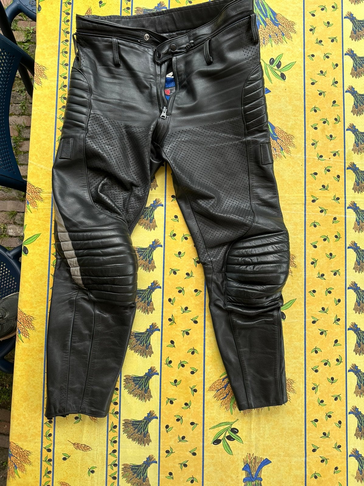 Top Skin/Damen lederen zomer motorbroek 53, Ophalen of Verzenden, Tweedehands, Broek | leer