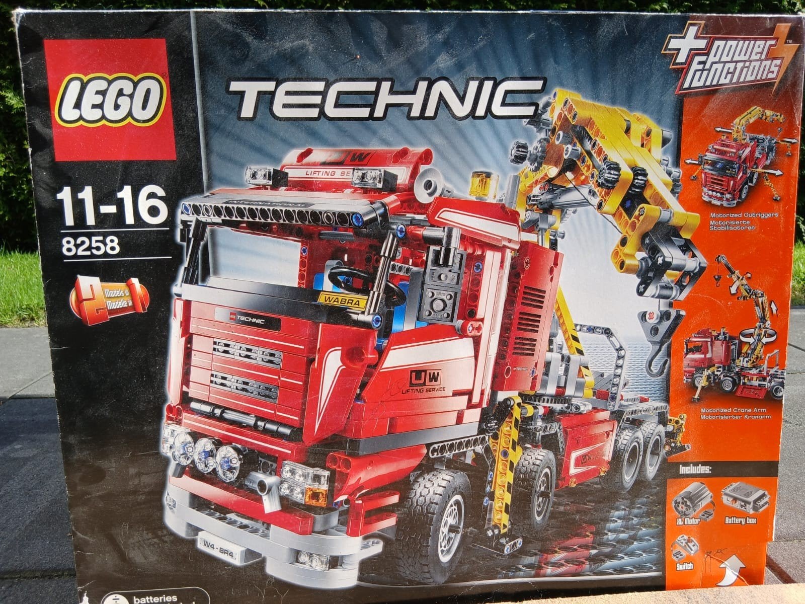 lego technic 8258 truck met kraan, Inclusief instructies, Lego, Ophalen of Verzenden, Zo goed als nieuw