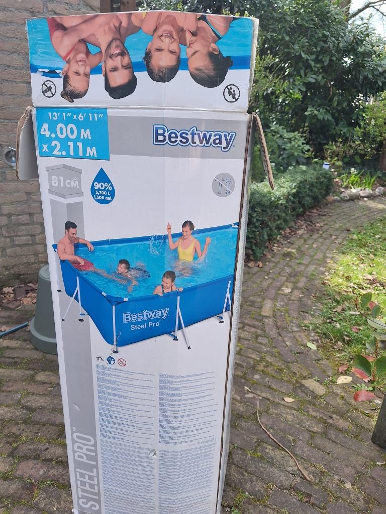Bestway zwembad, Tuin en Terras, Zwembaden, Ophalen, Gebruikt, 200 tot 300 cm, 80 tot 120 cm