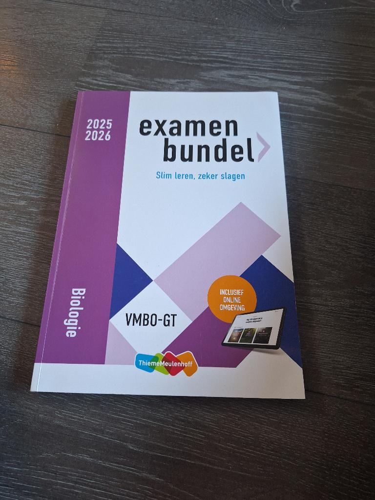 Examenbundel Biologie, Boeken, VMBO, Biologie, Ophalen of Verzenden, Nieuw