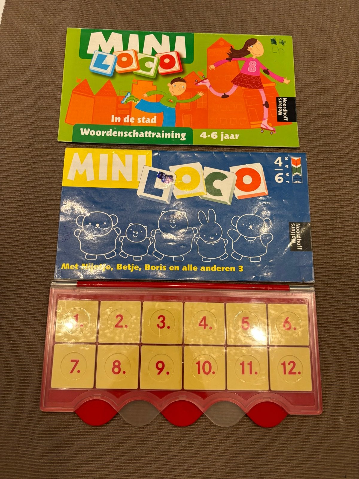 Mini Loco set met 2 boekjes: Woordenschat en Taal & Lezen, Ophalen of Verzenden, Gebruikt, Taal en Lezen