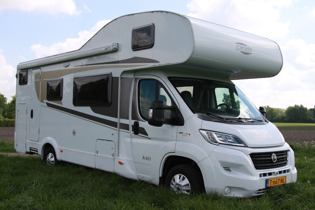 Hymer Carado A461 alkoof camper stapelbed camera zonnepaneel, Caravans en Kamperen, Campers, Alkoof, Fiat, Bedrijf, Afzuigkap