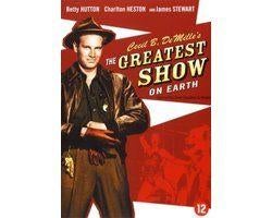Greatest Show on earth met charlton heston en james stewart, Vanaf 12 jaar, Ophalen of Verzenden, Zo goed als nieuw, Komedie