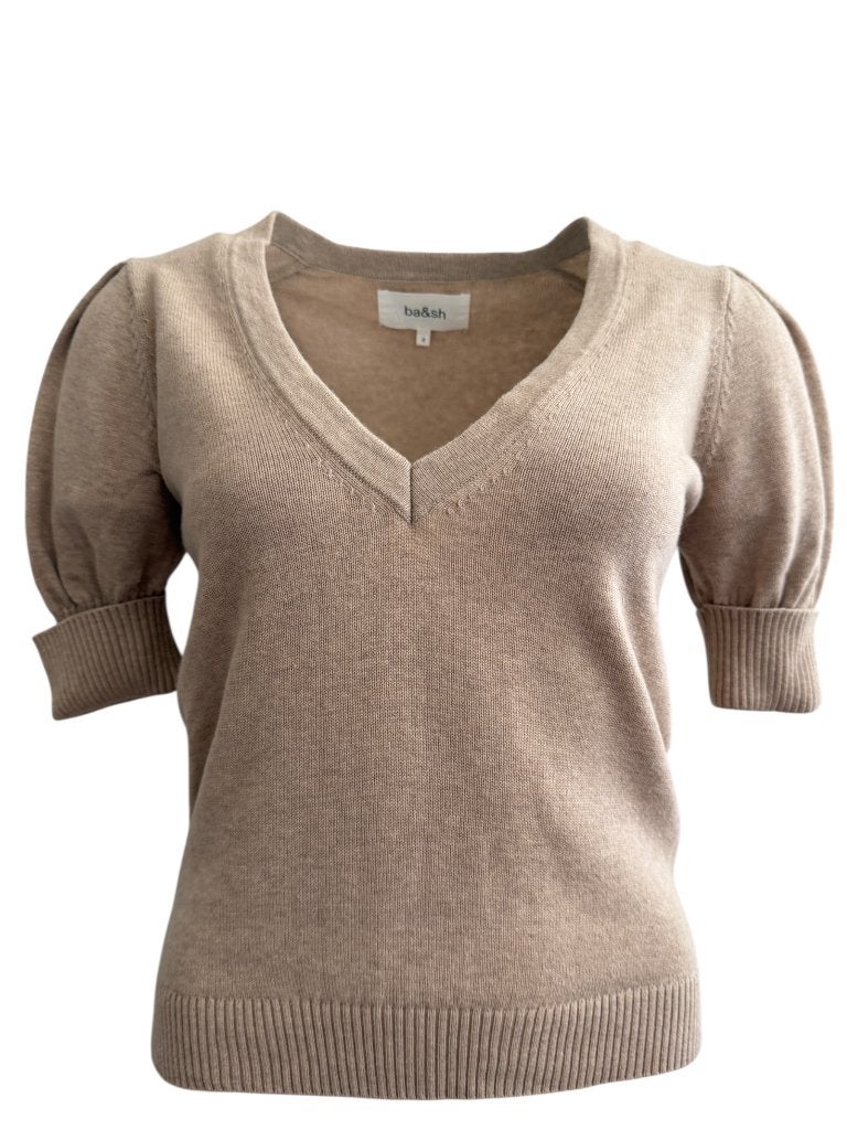 Ba&sh trui S, Beige, Ophalen of Verzenden, Zo goed als nieuw, Boven de knie