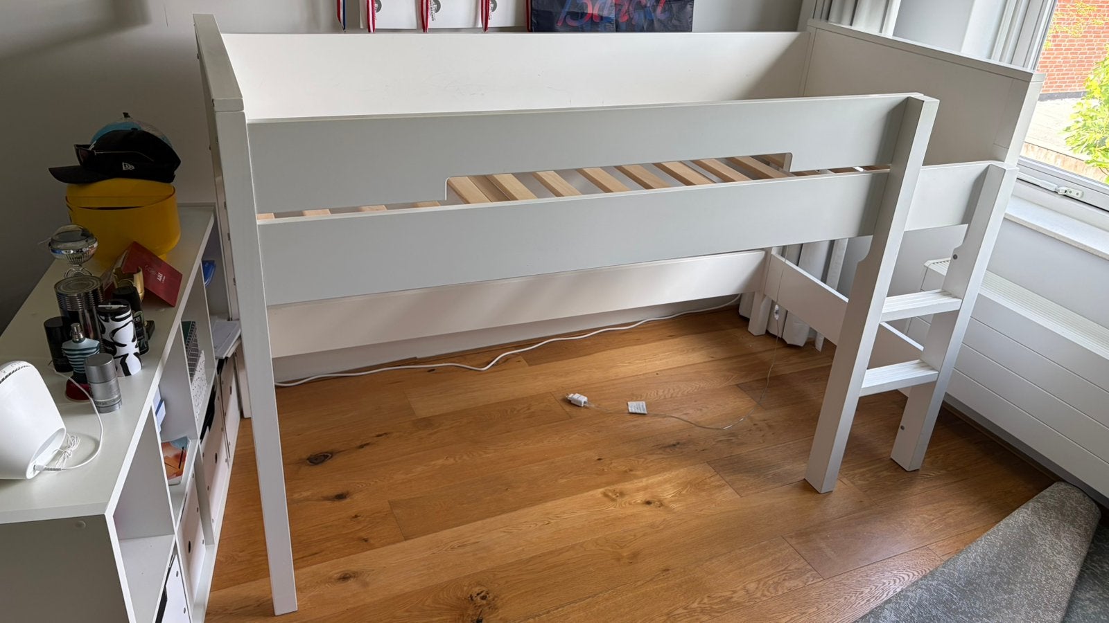 Bopita halfhoogslaper half hoog met NIEUW Ikea matras, Ophalen, Gebruikt, Halfhoogslaper