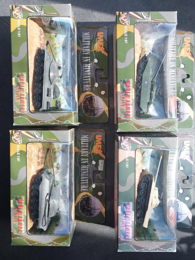 Imex 6 modeltanks 1:87, Overige merken, Auto, Groter dan 1:32, Nieuw