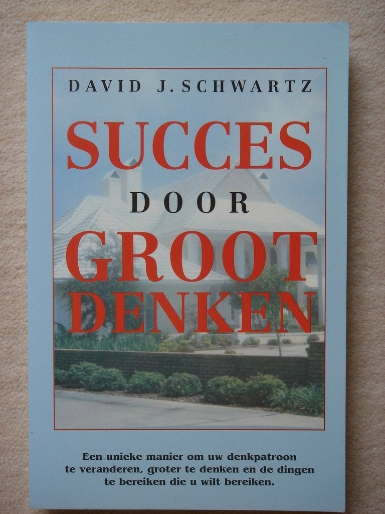 Succes door groot denken - David J. Schwartz, Boeken, Ophalen of Verzenden, Gelezen