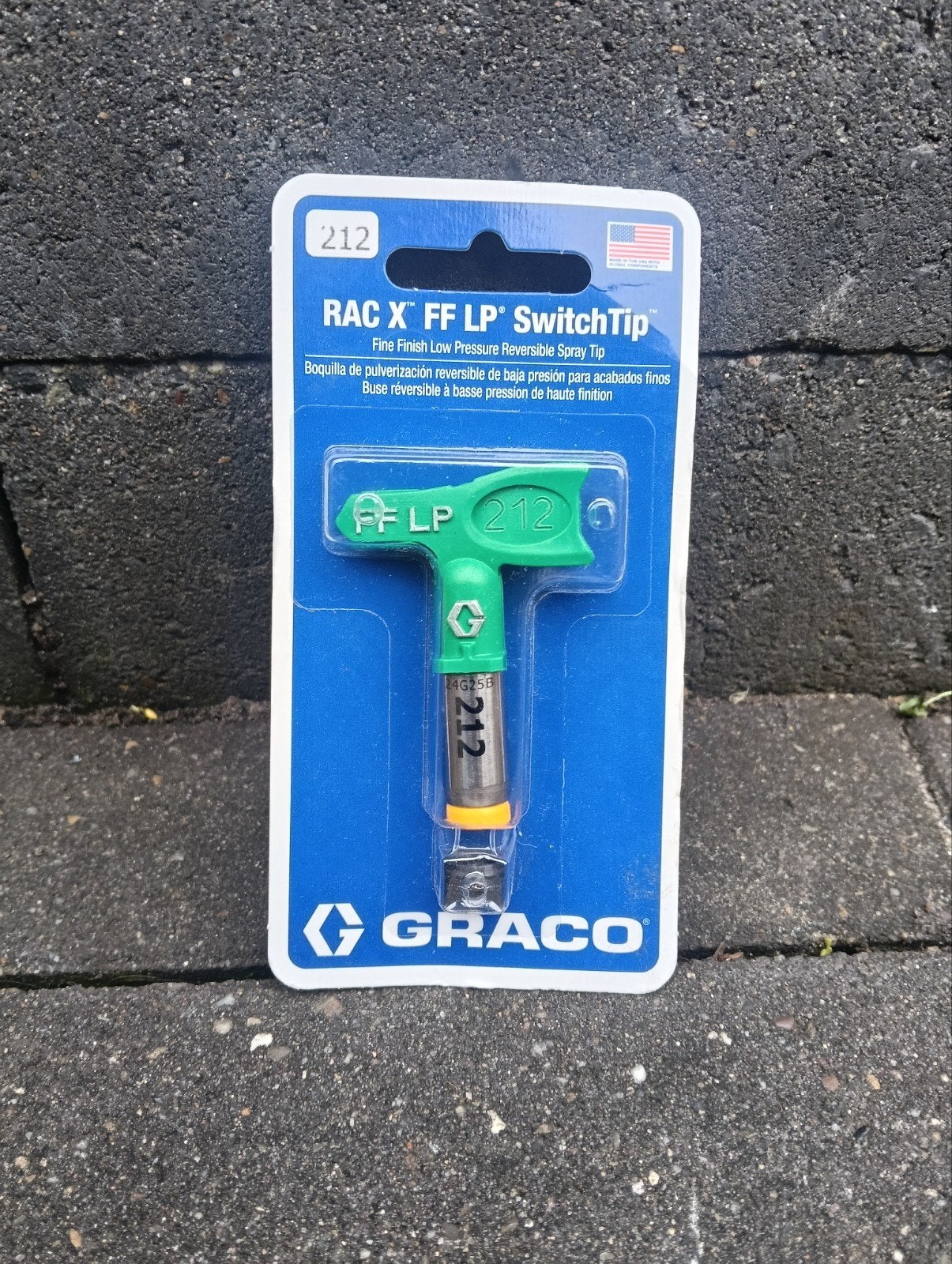 Nieuwe Graco spuittip RAC X FFLP 208 210 212 verfspuit, Ophalen of Verzenden, Nieuw