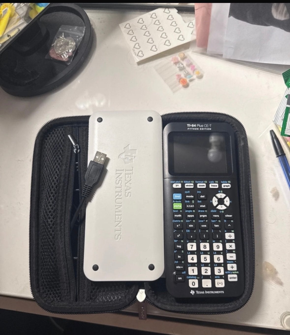 Texas Instruments TI-84 Plus CE Python grafisch rekenmachine, Ophalen of Verzenden, Grafische rekenmachine, Zo goed als nieuw