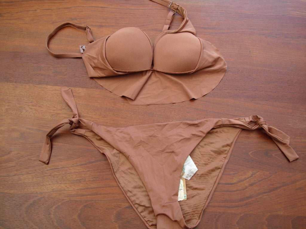 Bikini Calzedonia Simona bruin M 80A/75B/70C ***nieuw***, Bruin, Calzedonia, Nieuw, Badpak
