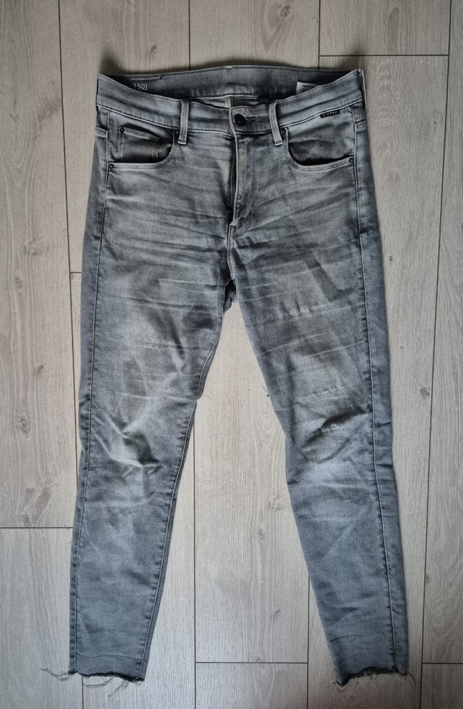 grijze jeans spijkerbroek G-Star maat 29-32, Ophalen of Verzenden, W28 - W29 (confectie 36), Grijs, Gedragen
