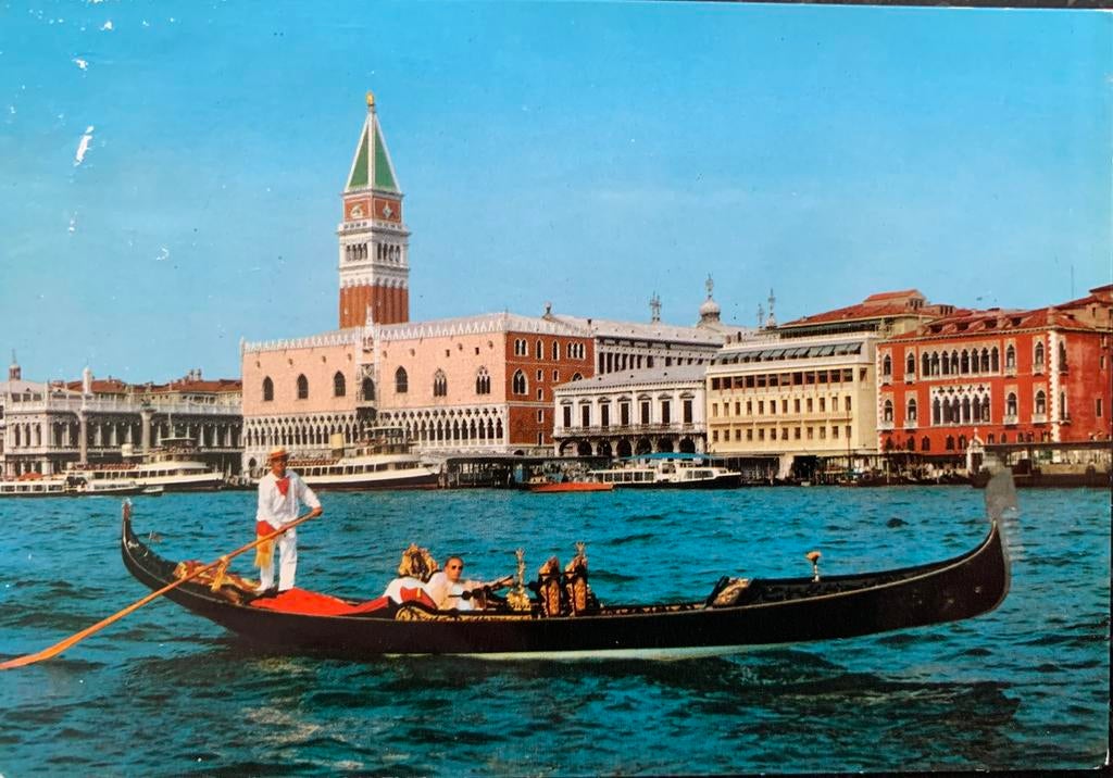 Venetië, Basino S. Marco., Verzamelen, Ansichtkaarten | Buitenland, Ophalen of Verzenden, Gelopen, Overig Europa