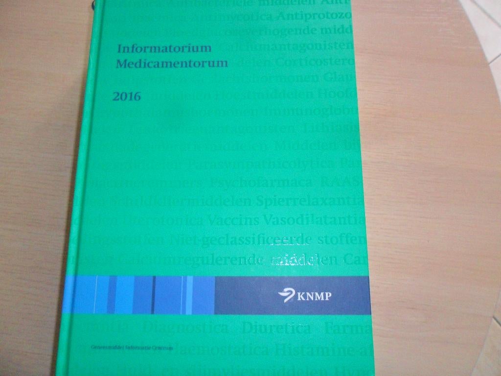 Informatorium Medicamentorum 2016, Ophalen of Verzenden, Alpha, Zo goed als nieuw, HBO