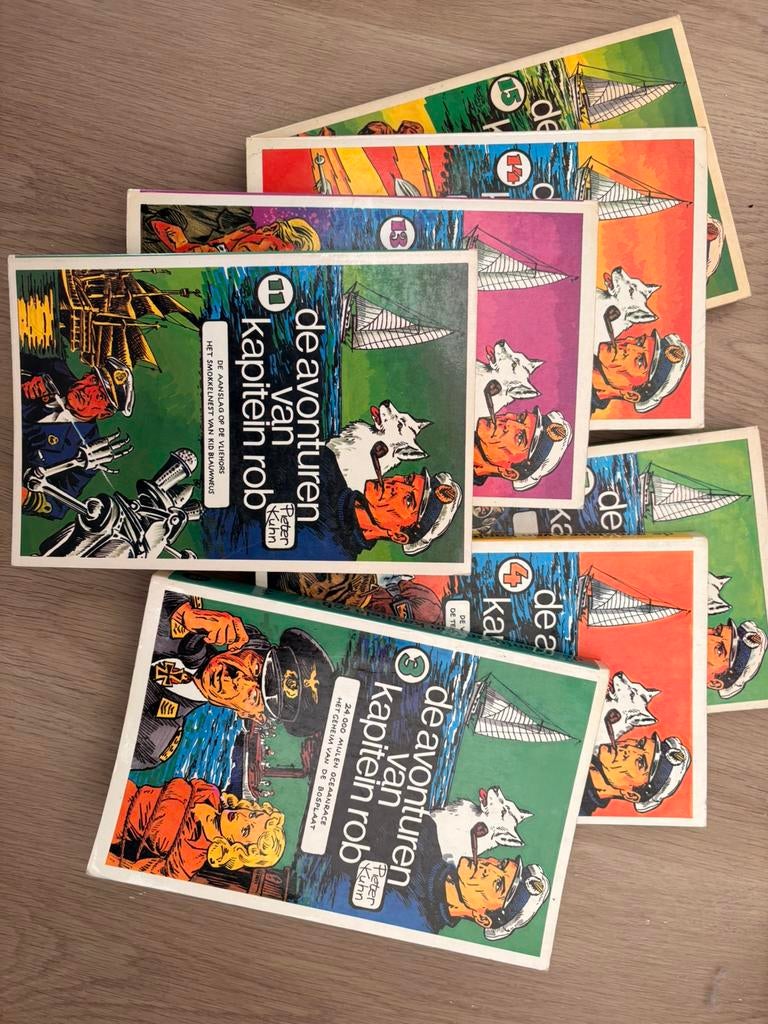 De Avonturen van Kapitein Rob 5 Skarabee-delen | Pieter Kuhn, Boeken, Meerdere stripboeken, Ophalen of Verzenden, Zo goed als nieuw