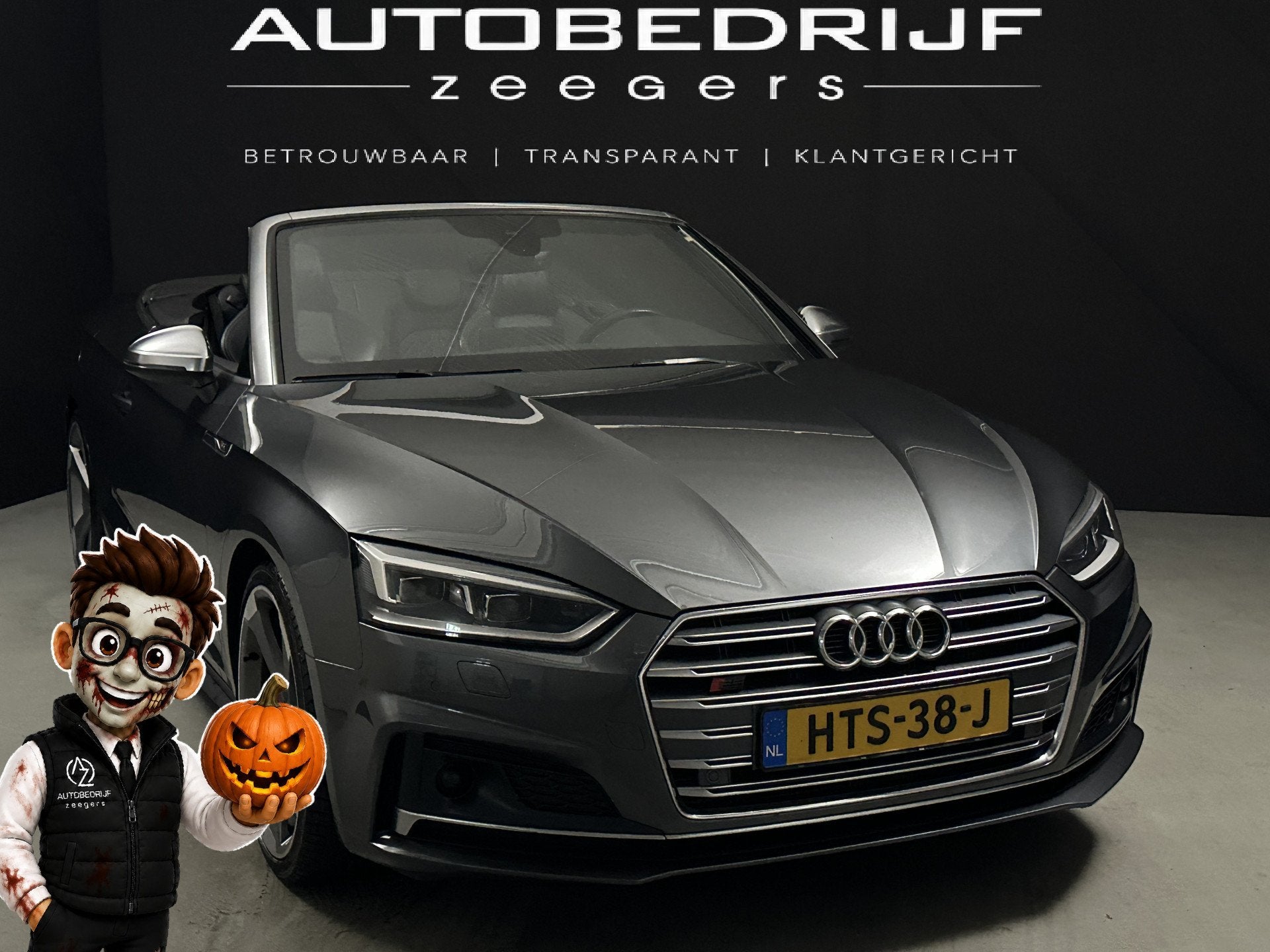 Audi A5 Cabriolet 3.0 TFSI S5 quattro Pro Line Plus *Full Op, Auto's, Gebruikt, Euro 6, Cabriolet, 4 stoelen