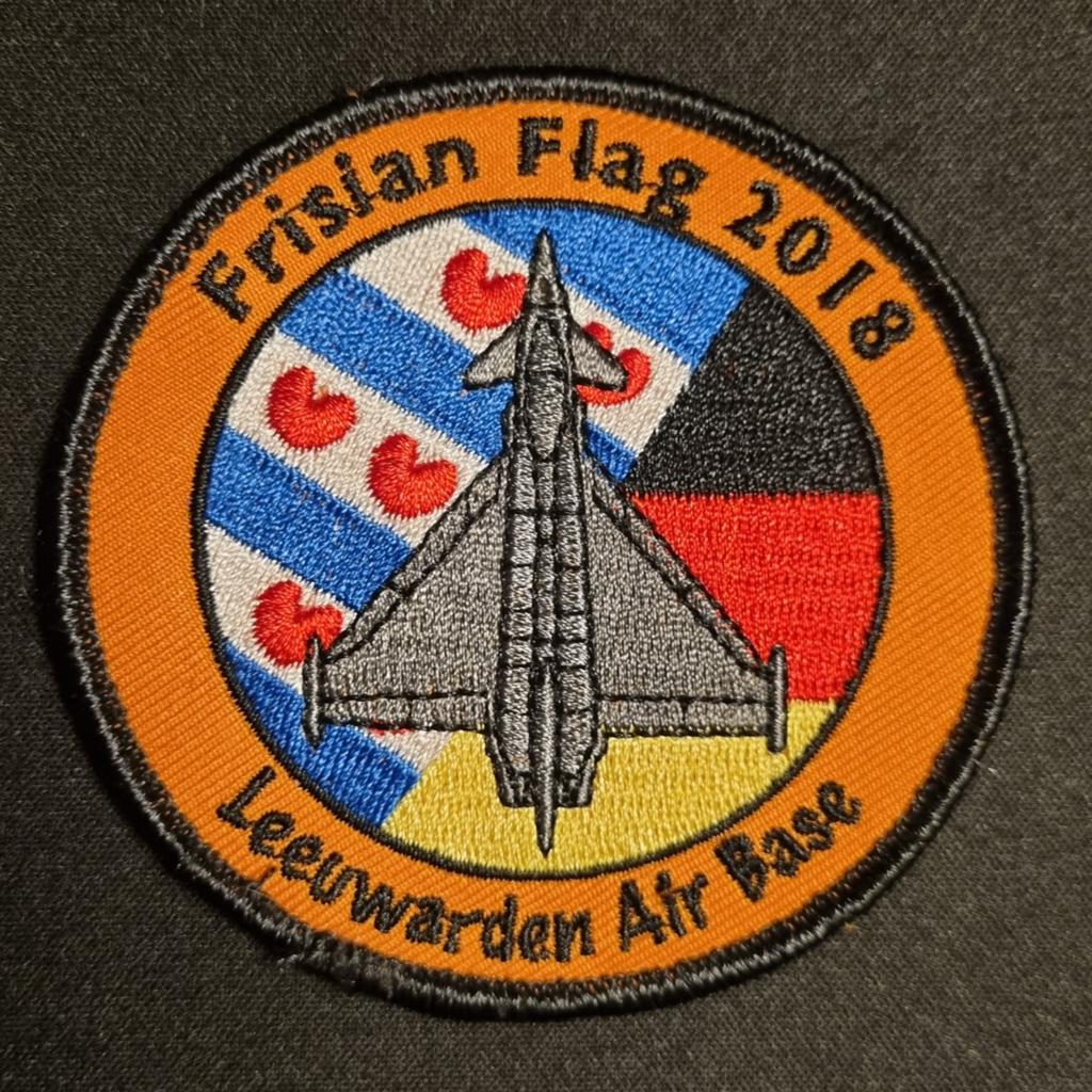 German Air Force Frisian Flag 2018 Patch, Ophalen of Verzenden, Luchtmacht, Amerika, Embleem of Badge