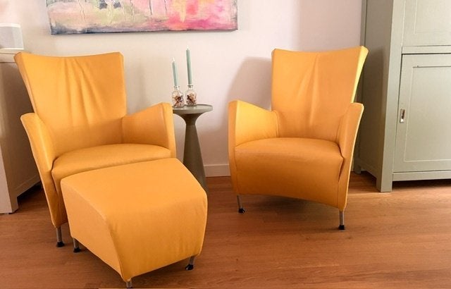 Windy fauteuils, Ophalen, Zo goed als nieuw, 50 tot 75 cm, Leer