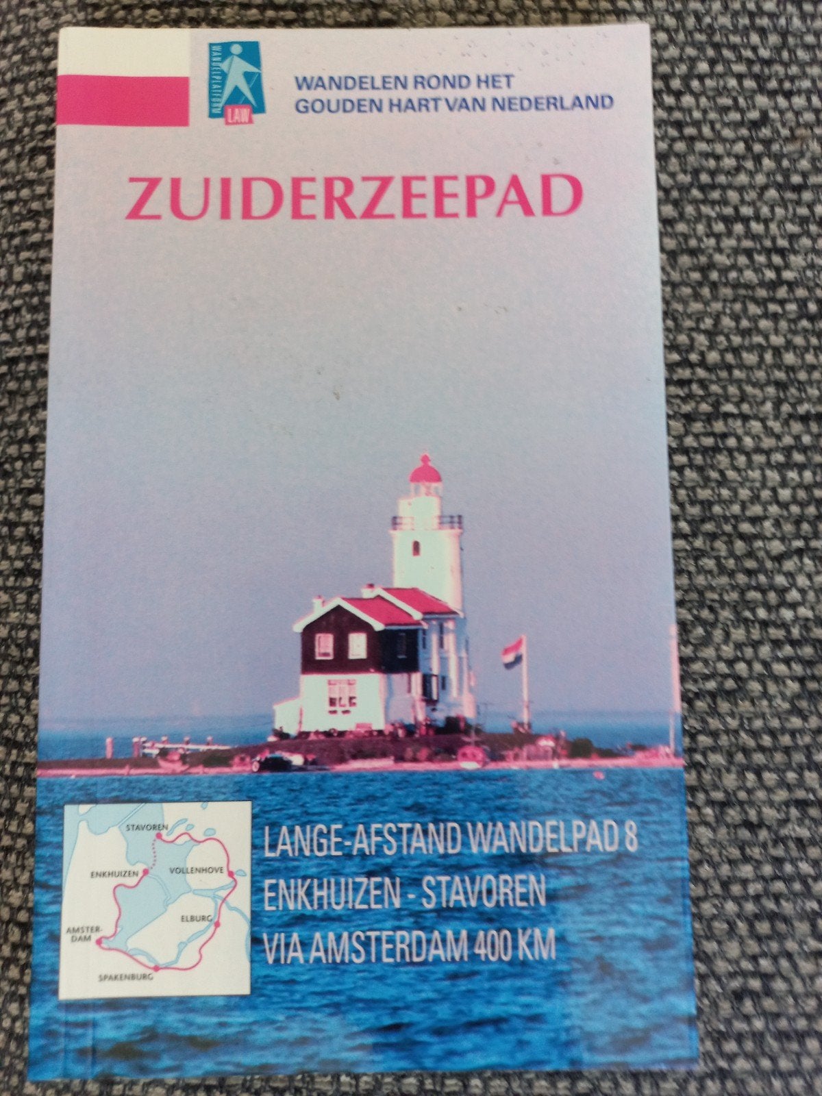 Zuiderzeepad LAW 8 Wandelgids - Gouden Hart van Nederland, Boeken, Fiets- of Wandelgids, Jim en Diederik Mönch, Europa, Ophalen of Verzenden